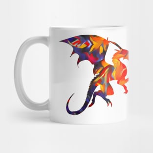 Abstract Fire Dragon Mug